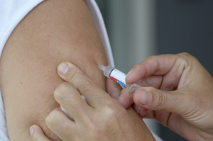 Un vaccin pris en grippe